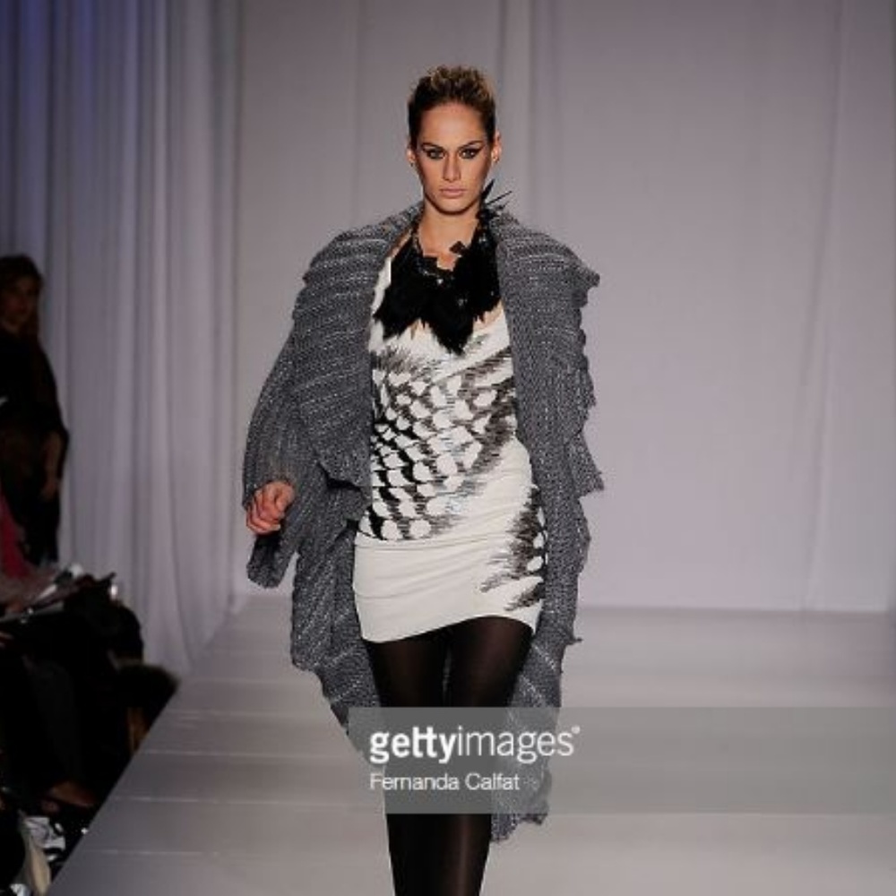 Hand Beaded Runway Dress